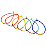 Dana Levy A Perfect Rainbow Glass Bead Bracelet - Group Multicolour