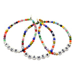 Dana Levy Personalised Name Balagan Glass Bead Bracelet - Your Name Here