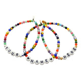 Dana Levy Men’s Balagan Personalised Name Glass Bead Bracelet - Your Name Here