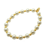 Dana Levy Faux Pearl Stardust Bead Bracelet - Gold Stardust