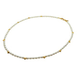 Dana Levy Star Charm Freshwater Pearl Necklace