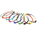 Dana Levy Evil Eye Charm Colour Wheel Glass Bead Bracelet - Group