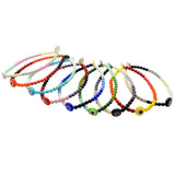 Dana Levy Evil Eye Charm Colour Wheel Glass Bead Bracelet - Group