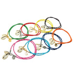 Dana Levy Seashell Charm Duo Nautical Cord Anklet - Colour Variations