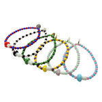 Dana Levy Toadstool Charm Glass Bead Bracelet - Group
