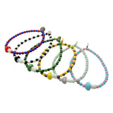 Dana Levy Toadstool Charm Glass Bead Bracelet - Group