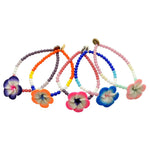 Dana Levy Tropical Flower Charm Glass Bead Bracelet  - Group
