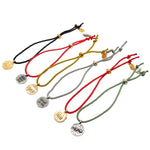 Dana Levy Kabbalah Blessing Token Drawstring Cord Bracelets - Group 