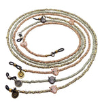 Dana Levy Diamante Panther Charm Animal Print Glasses Chain - Group Trio Tiger/Zebra/Giraffe Print Chains