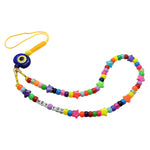 Dana Levy Personalised Star Charm Maxi Phone Strap - Royal Blue Eye Yellow Strap