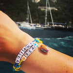 Dana Levy Treasure Island Alphabet Charm Cord Bracelet - Vitamin Sea on Capri 