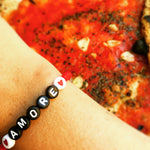 Dana Levy Love Letters Alphabet Glass Bead Bracelet - Amore at San Michele Pizzeria Naples