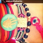 Dana Levy Hamsa Hand Lucky Charm Pompom Bracelet - As Worn by Samantha Barks