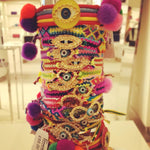 Dana Levy Neon Evil Eye Lucky Charm Pompom Bracelet - Fenwick of Bond Street
