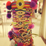 Dana Levy Neon Evil Eye Lucky Charm Pompom Bracelet - Fenwick of Bond Street