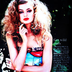 Dana Levy Neon Evil Eye Charm Ring - on Model
