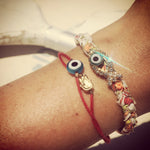Dana Levy Mini Hamsa Hand Red String Bracelet - Beach Arm Candy