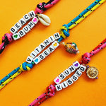 Dana Levy Treasure Island Alphabet Charm Cord Bracelet - Trio of Bracelets