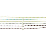 Dana Levy Mother of Pearl Shell Zodiac Symbol Freshwater Pearl Faceted Crystal Bead Duo Necklace - Libra to Pisces