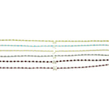 Dana Levy Mother of Pearl Shell Zodiac Symbol Freshwater Pearl Faceted Crystal Bead Duo Necklace - Libra to Pisces