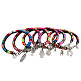 Dana Levy Lucky Charm Lima Bangle Friendship Bracelet - Group Flatlay