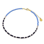 Dana Levy Morse Code Blessings Glass Bead Choker - Loyal