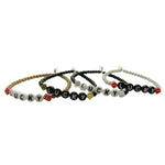 Dana Levy Get Lucky Alphabet Glass Bead Bracelets - Group