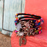 Dana Levy Lucky Charm Lima Bangle Friendship Bracelet - Group Stack Cartagena