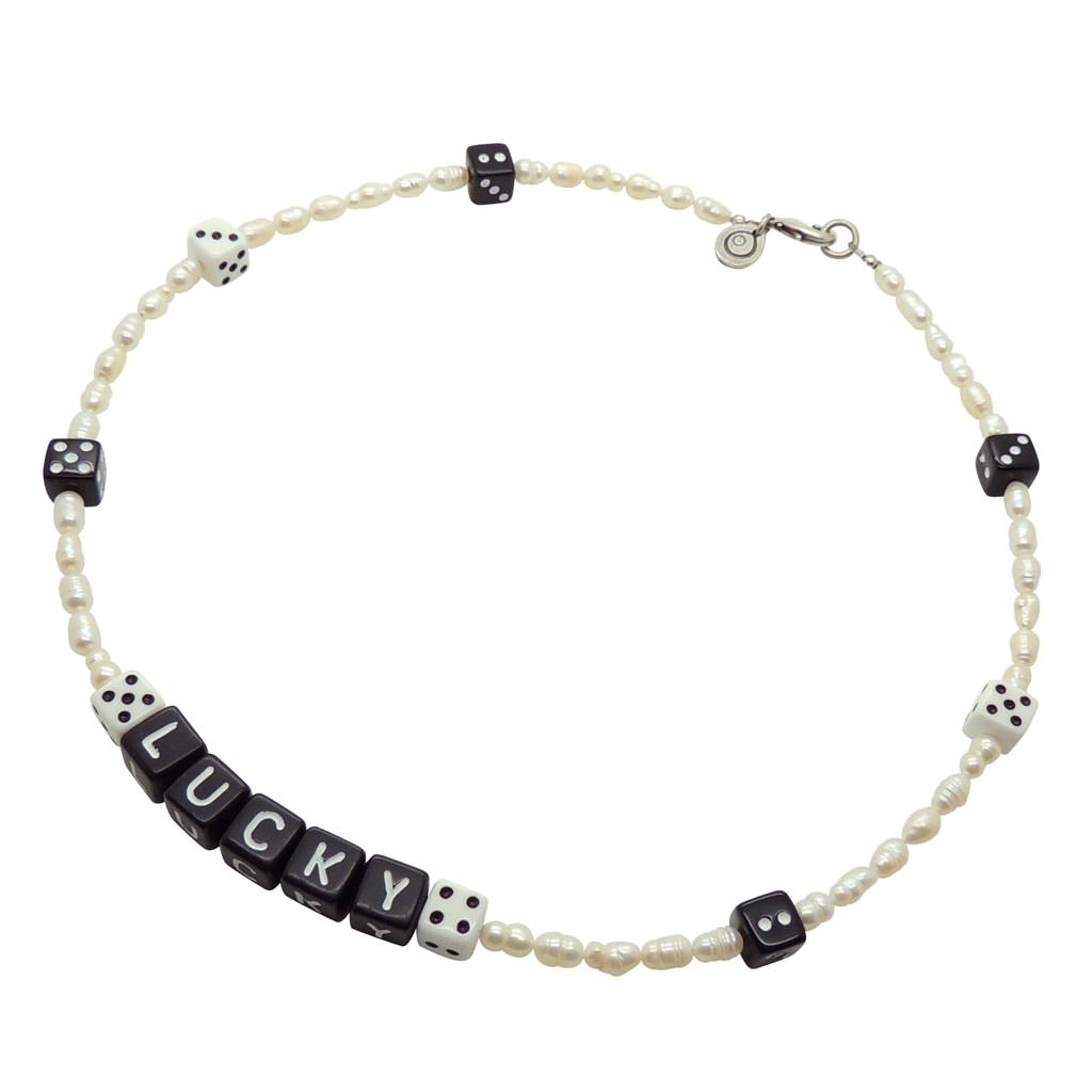 Dice bead best sale necklace