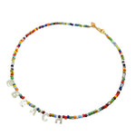 Dana Levy @Beach Balagan Glass Bead Necklace