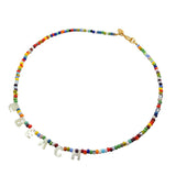 Dana Levy @Beach Balagan Glass Bead Necklace