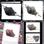 Dana Levy Evil Eye Chain Face Covering - Fabrics 