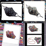 Dana Levy Evil Eye Chain Face Covering - Fabrics 