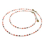 Dana Levy Miami Pink Freshwater Pearl Necklace - Choker and Necklace Set