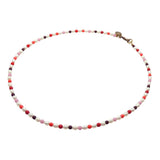 Dana Levy Miami Pink Freshwater Pearl Necklace - Antique Gold Plate