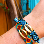 Dana Levy Midas Seashell Charm Mini Friendship Bracelet - Duo Wrist Cartagena