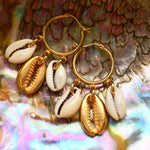 Dana Levy Midas Seashell Charm Trio Mini Hoop Earrings - Seashell
