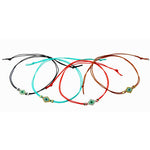 Dana Levy Men's Mini Beaded Evil Eye Charm Cord Bracelet - Group