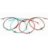 Dana Levy Men's Mini Beaded Evil Eye Charm Cord Bracelet - Group