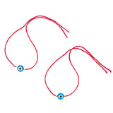 Dana Levy Men's Mini Evil Eye Charm Red String Bracelets - 2 Bracelets