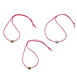 Dana Levy Mini Hamsa Hand Red String Bracelets Trio