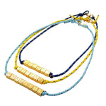 Dana Levy Spell It Out Personalised Alphabet Cube Nautical Cord Necklace - Trio Group