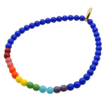 Dana Levy A Perfect Rainbow Glass Bead Bracelet - Royal Blue 