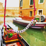 Dana Levy Treasure Island Alphabet Charm Cord Necklace - Happy Daze Venice