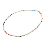 Dana Levy Mini Freshwater Pearl Rainbow Necklace