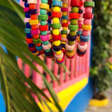 Dana Levy Multicolour Howlite and Glass Bead Mix Bracelet - Group Mix Cartagena