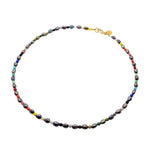 Dana Levy Rainbow Peacock Pearl Necklace