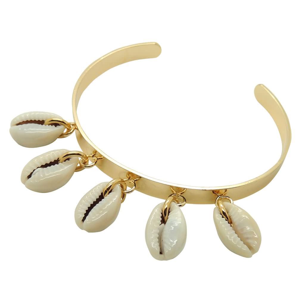 Dana Levy Seashell Charm Cuff Bracelet - Single