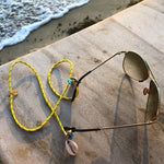 Dana Levy Seashell Charm Nautical Cord Glasses Chain - Yellow Syros Beach