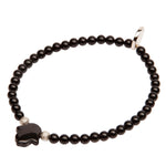 Dana Levy Semi Precious Hamsa Hand Charm Gemstone Bracelet - Black Onyx
